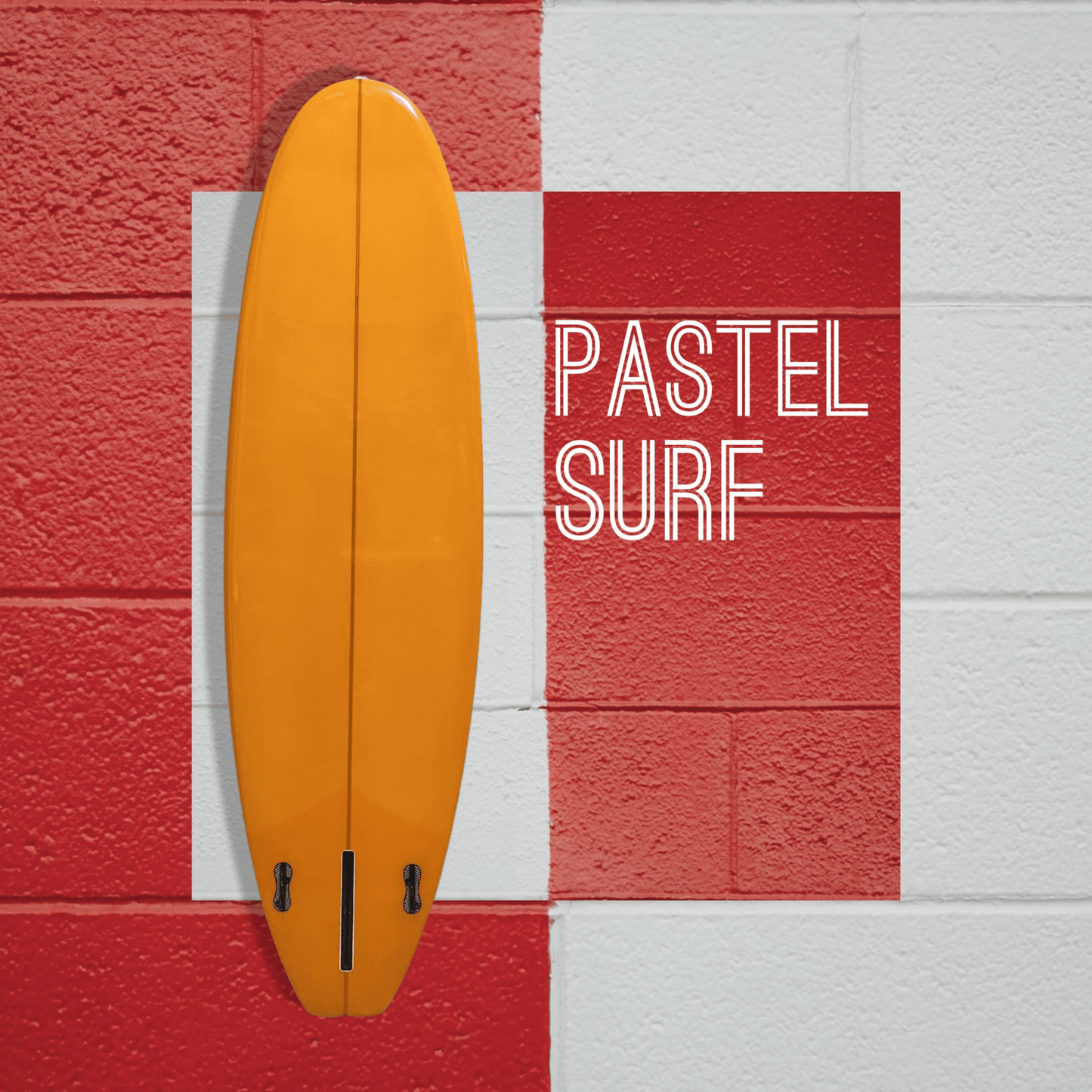 6’10 Pastel Surf Funboard