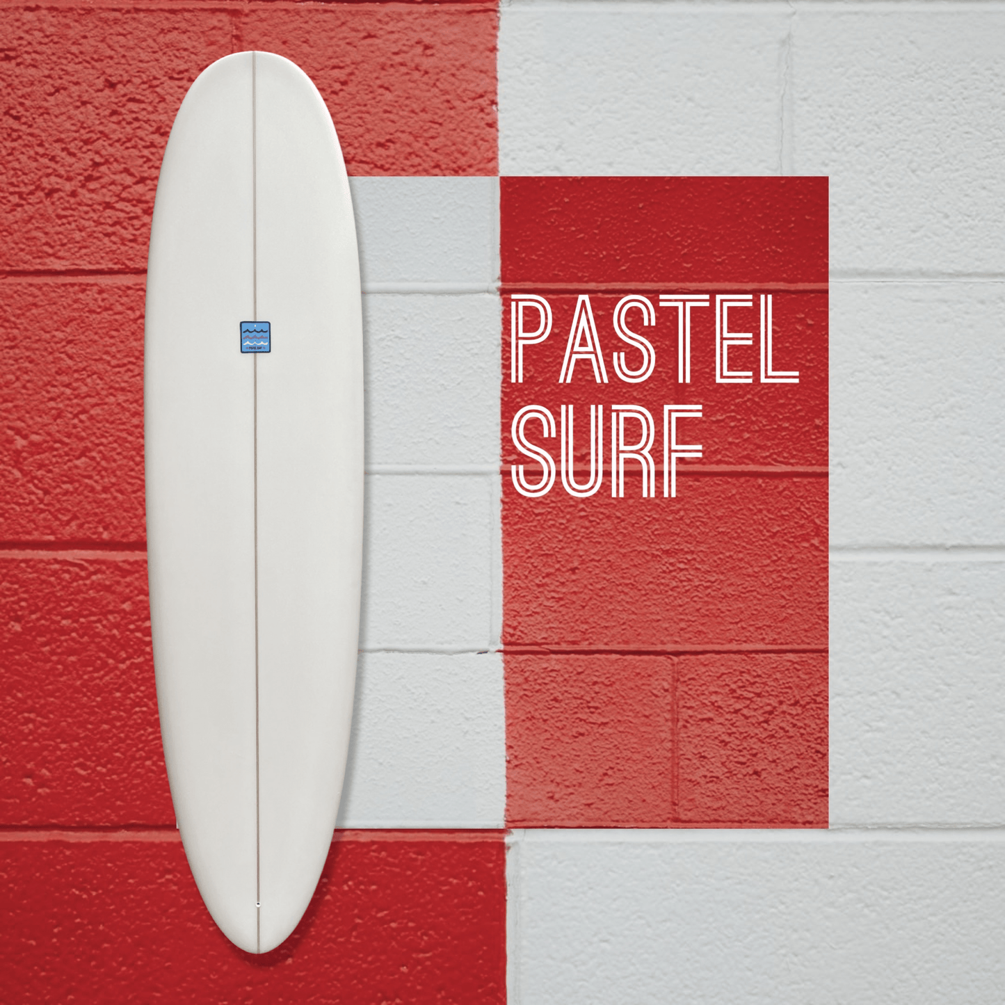 7’6 Pastel Surf Mini Log