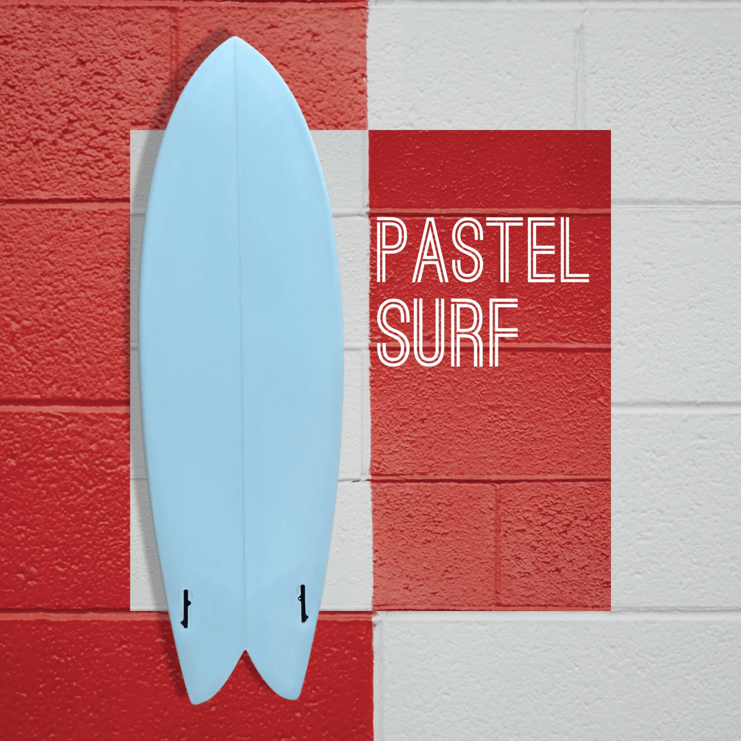 5’10 Pastel Surf Fish