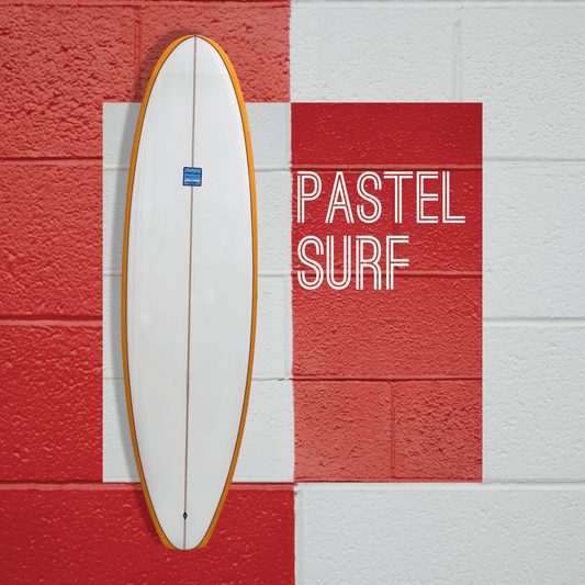 6’10 Pastel Surf Funboard